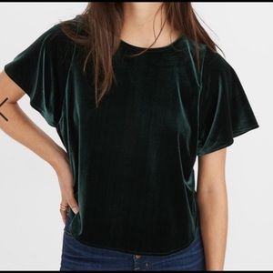 Madewell Velvet Top